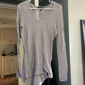 Rock and Republic gray distressed top size large